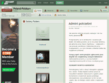 Tablet Screenshot of poland-polska.deviantart.com