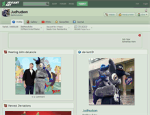 Tablet Screenshot of judhudson.deviantart.com