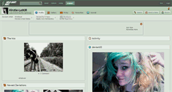 Desktop Screenshot of kirstie-leikir.deviantart.com