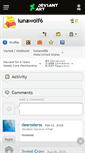 Mobile Screenshot of lunawolf6.deviantart.com
