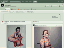 Tablet Screenshot of luanayue.deviantart.com