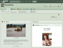 Tablet Screenshot of phunkyphoto.deviantart.com