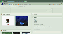 Desktop Screenshot of elliquote.deviantart.com