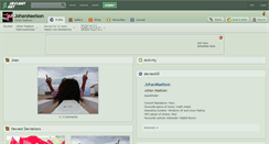 Desktop Screenshot of johanmaelson.deviantart.com