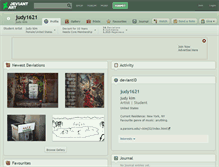 Tablet Screenshot of judy1621.deviantart.com