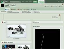 Tablet Screenshot of most317wanted.deviantart.com