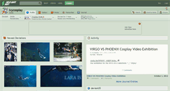 Desktop Screenshot of ivycosplay.deviantart.com