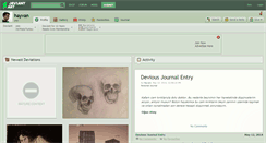 Desktop Screenshot of hayvan.deviantart.com