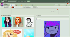 Desktop Screenshot of catberry.deviantart.com