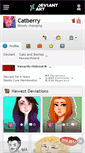Mobile Screenshot of catberry.deviantart.com