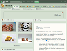 Tablet Screenshot of eserenitia.deviantart.com