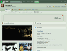 Tablet Screenshot of horseland.deviantart.com