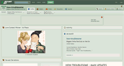 Desktop Screenshot of how-troublesome.deviantart.com