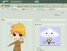 Tablet Screenshot of k-i-d-a.deviantart.com
