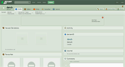 Desktop Screenshot of dancb.deviantart.com