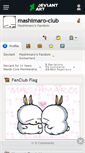 Mobile Screenshot of mashimaro-club.deviantart.com