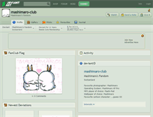 Tablet Screenshot of mashimaro-club.deviantart.com