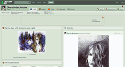 Desktop Screenshot of elbereth-de-lioncour.deviantart.com