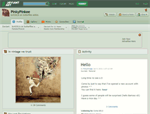 Tablet Screenshot of pinkypinkee.deviantart.com
