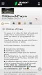Mobile Screenshot of children-of-chaos.deviantart.com