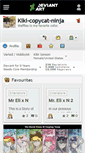Mobile Screenshot of kiki-copycat-ninja.deviantart.com
