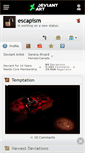 Mobile Screenshot of escapism.deviantart.com