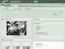 Tablet Screenshot of orchidee.deviantart.com