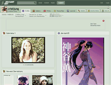 Tablet Screenshot of cristijung.deviantart.com