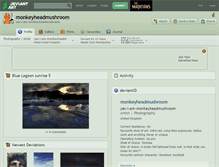 Tablet Screenshot of monkeyheadmushroom.deviantart.com