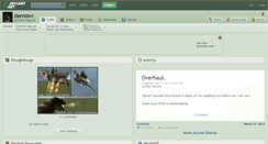 Desktop Screenshot of derrickvi.deviantart.com