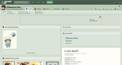Desktop Screenshot of killasaurus-rex.deviantart.com