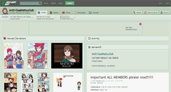 Desktop Screenshot of anti-gaamatsuclub.deviantart.com