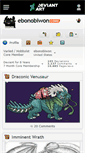 Mobile Screenshot of ebonobiwon.deviantart.com