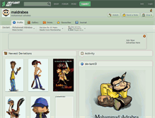 Tablet Screenshot of maldrabea.deviantart.com
