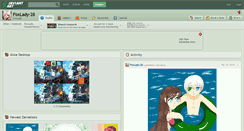 Desktop Screenshot of foxlady-28.deviantart.com