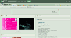 Desktop Screenshot of glam0ur-giirl.deviantart.com