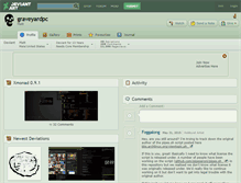 Tablet Screenshot of graveyardpc.deviantart.com