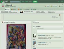 Tablet Screenshot of irridescent.deviantart.com