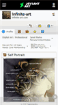 Mobile Screenshot of infinite-art.deviantart.com