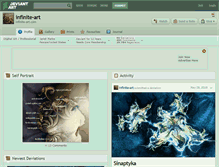 Tablet Screenshot of infinite-art.deviantart.com