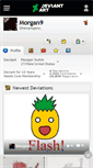 Mobile Screenshot of morgan9.deviantart.com