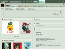 Tablet Screenshot of morgan9.deviantart.com