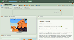 Desktop Screenshot of clareybunters.deviantart.com