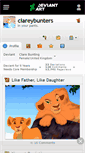 Mobile Screenshot of clareybunters.deviantart.com