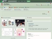 Tablet Screenshot of emostatus.deviantart.com