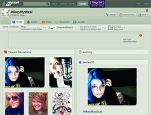 Tablet Screenshot of mikeymystical.deviantart.com