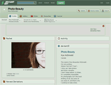 Tablet Screenshot of photo-beauty.deviantart.com