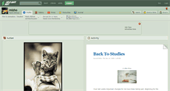 Desktop Screenshot of mizho.deviantart.com