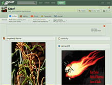 Tablet Screenshot of kezef.deviantart.com