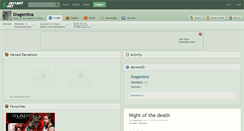 Desktop Screenshot of dragentina.deviantart.com